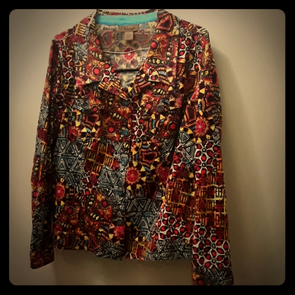 XL Multi colored jacket.